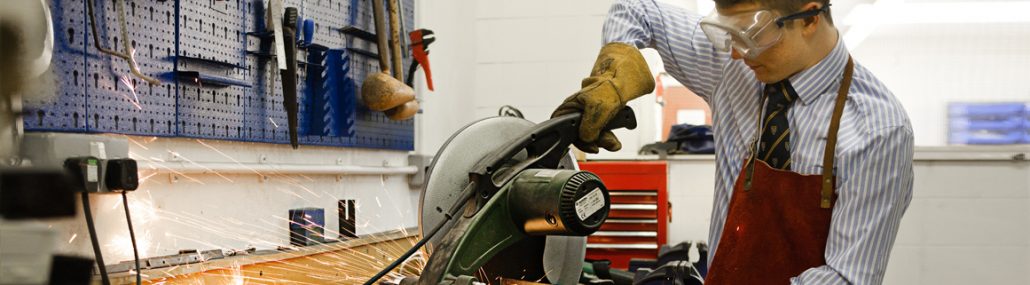 boy Metal cutting