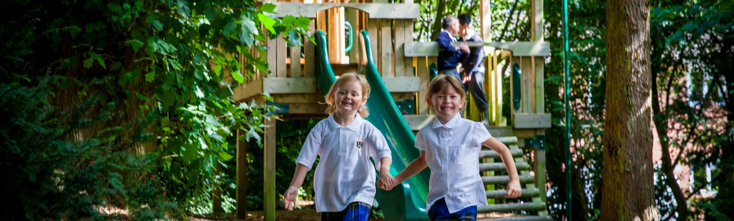 children running